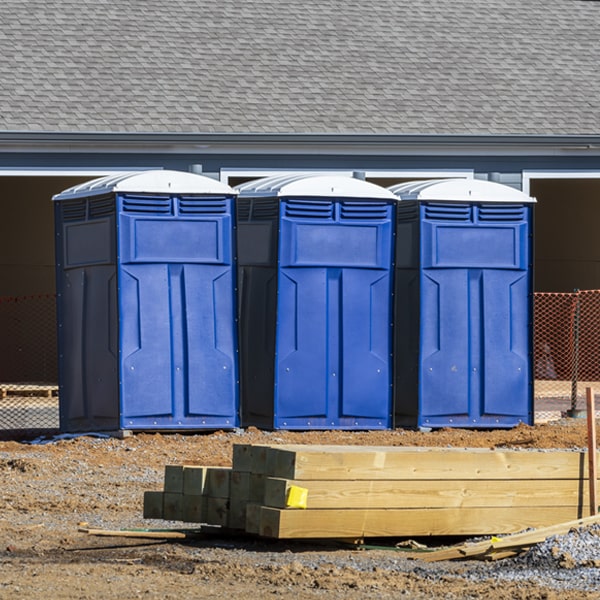 how do you ensure the portable toilets are secure and safe from vandalism during an event in Laceys Spring Alabama